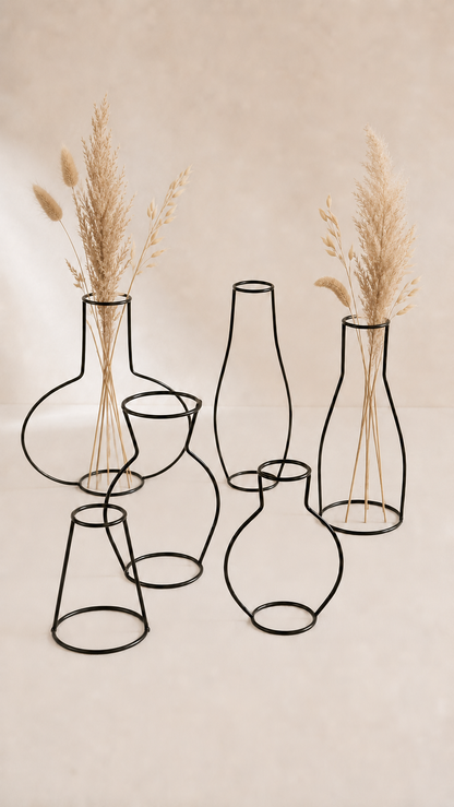 Eclipse Iron Vases
