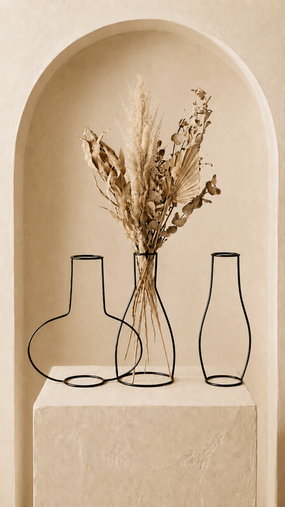 Eclipse Iron Vases