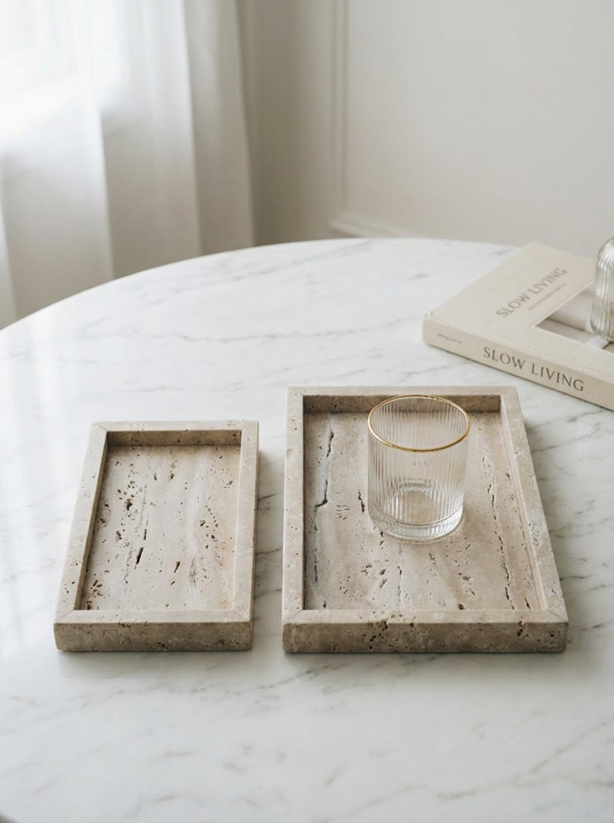 Travertine Stone Trays